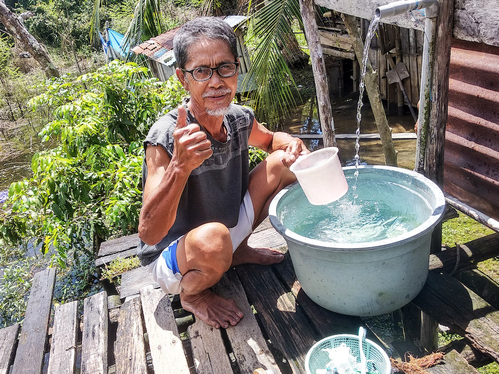 About 24 million Indonesians still lack safe water. The use of contaminated water for drinking, cooking and washing correlates directly with the high incidence of a wide range of preventable diseases.