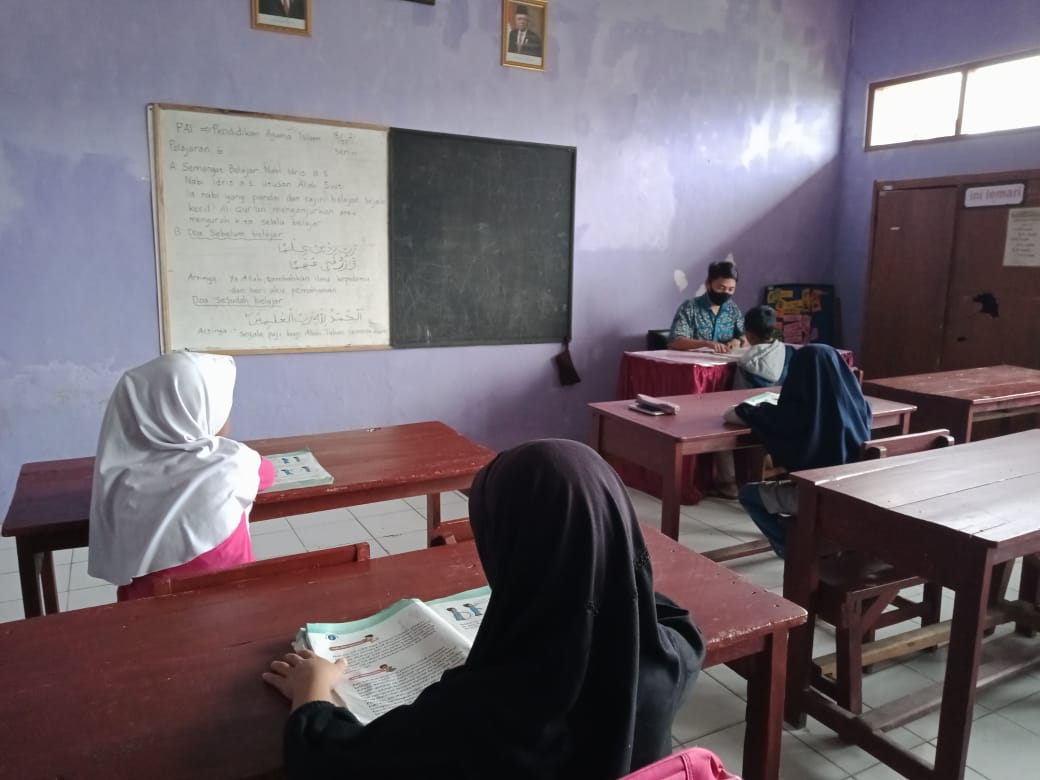 Many students in rural areas like the ones in Cipanas, West Java have struggled to keep up with their learning, especially those in the younger grades..